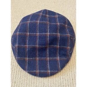 Epoch Hats Company Newsboy Hat  Men's XL Plaid Wool Flat Cap